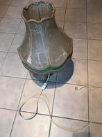 Lamp met glazen voet, Ophalen of Verzenden, Zo goed als nieuw, Glas, 50 tot 75 cm