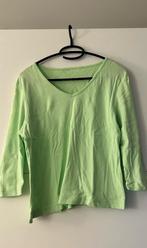 Lichtgroene V-hals T-shirt met 3/4de mouwen, Vêtements | Femmes, T-shirts, Manches courtes, Taille 38/40 (M), Enlèvement ou Envoi