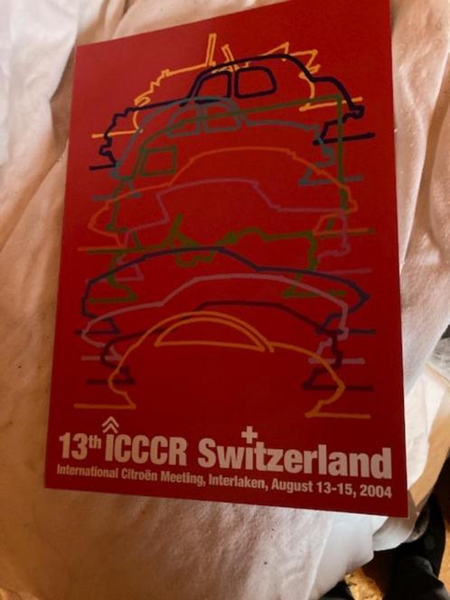 Boek 13e ICCCR Zwitserland, Livres, Autos | Livres, Neuf, Citroën, Enlèvement ou Envoi