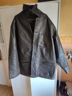 Leren jas, Ophalen, Zwart, Maat 56/58 (XL), Autres
