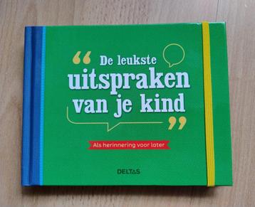 boek "De leukste uitspraken van je kind" beschikbaar voor biedingen