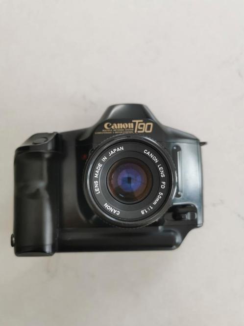 Canon T90 + 50mm F1.8, Audio, Tv en Foto, Fotocamera's Analoog, Zo goed als nieuw, Canon, Ophalen