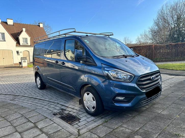Ford Transit Custom L2 AUTOMAAT 170PK, Auto's, Bestelwagens en Lichte vracht, Particulier, Bluetooth, Ford, Diesel, Euro 6, 5 deurs