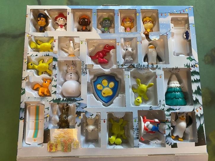 Paw Patrol Adventskalender 24 figuurtjes, Kinderen en Baby's, Speelgoed | Actiefiguren, Gebruikt, Ophalen of Verzenden