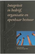 INTEGRITEIT IN BEDRIJF, ORGANISATIE EN OPENBAAR BESTUUR - Ma, Boeken, Gelezen, Management, Verzenden