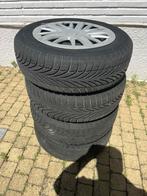 4 Pneus hiver 195/60R15, Auto-onderdelen, Banden en Velgen, Ophalen, Gebruikt, Winterbanden, Band(en)