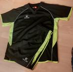 S small trainingset sporttenue Kelme zwart fluo geel, Kelme, Zwart, Ophalen of Verzenden, Zo goed als nieuw