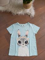 Maat 134 / 140 : t-shirt lichtblauw nieuwstaat, Kinderen en Baby's, Kinderkleding | Maat 140, Meisje, H&M, Ophalen of Verzenden