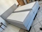 Lichtgrijze Boxspring 180x210 Swiss Sense in prima staat!, Huis en Inrichting, Slaapkamer | Boxsprings, Ophalen, 210 cm, Tweepersoons