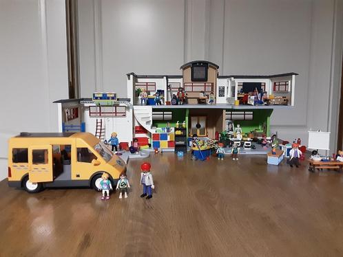 PLaymobil super speelwereld school - 6 sets, Kinderen en Baby's, Speelgoed | Playmobil, Zo goed als nieuw, Complete set, Verzenden