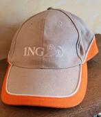 ING Casquette de golf beige/orange 100% coton épais *NEUVE*, Sports & Fitness, Autres marques, Vêtements, Enlèvement ou Envoi