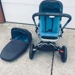 Quinny kinderwagen,(buggy), draagmand, en voetenzak, Quinny, Kinderwagen, Verstelbare duwstang, Zo goed als nieuw