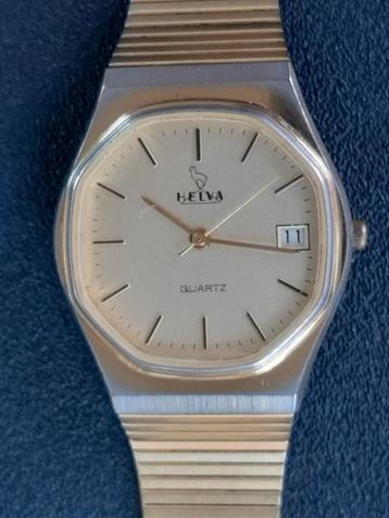Vintage, HELVA mouvement quartz + coffret  beschikbaar voor biedingen