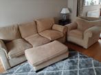 Sofa beige, 250 tot 300 cm, Rechte bank, Gebruikt, Stof