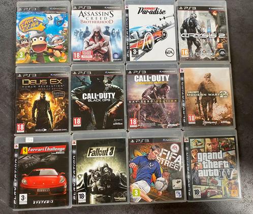 PS3 lot (top titles)., Games en Spelcomputers, Spelcomputers | Sony PlayStation 3, Zo goed als nieuw, Met games, Ophalen of Verzenden