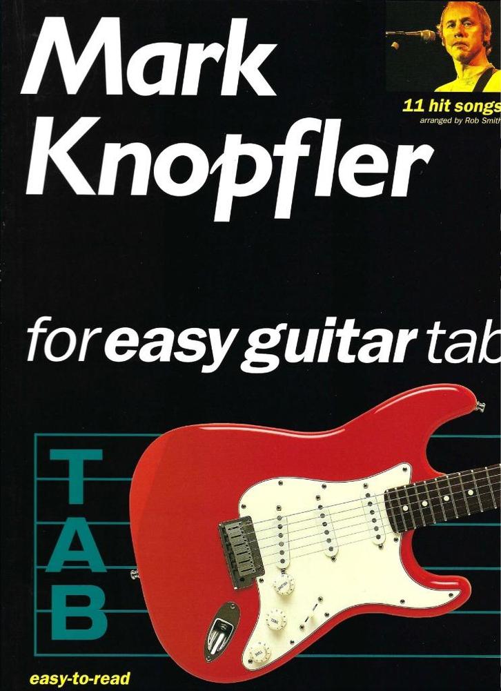Mark Knopfler - 11 hit songs for easy guitar tab, Boeken, Muziek, Gelezen, Artiest, Ophalen of Verzenden