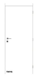 NIEUW binnendeur geheel wit, Doe-het-zelf en Bouw, Ophalen, Minder dan 80 cm, Binnendeur, Nieuw