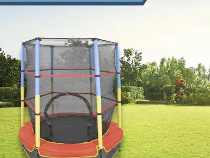 Maxx Toys Tampoline met veiligheidsnet NIEUW, Kinderen en Baby's, Speelgoed | Buiten | Trampolines, Nieuw, Ophalen of Verzenden