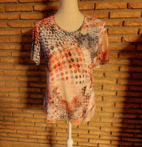 (137) -blouse femme t.36 rose - christine laure -, Kleding | Dames, Blouses en Tunieken, Zo goed als nieuw, Maat 36 (S), Roze