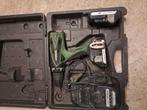 Hitachi schroefmachine, Ophalen, Gebruikt