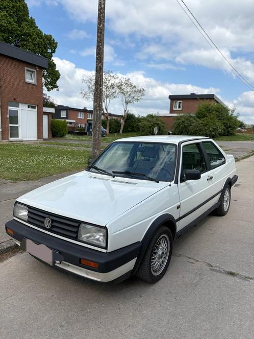 Ancetre, Auto's, Volkswagen, Particulier, Jetta, Diesel, Berline, 3 deurs, Handgeschakeld, Wit, Grijs, Stof, Voorwielaandrijving