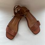 Sandales bobbies 37 cuir cognac comme neuves, Ophalen of Verzenden, Zo goed als nieuw