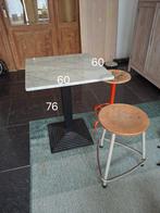 vintage bistro tafel café marmer gietijzer, Ophalen