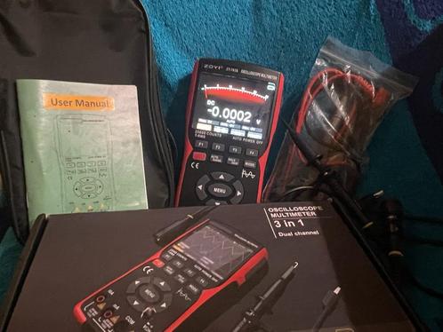 Zoyi ZT-703s oscilloscoop-multimeter-signaal-generator, Doe-het-zelf en Bouw, Meetapparatuur, Zo goed als nieuw, Multimeter, Ophalen of Verzenden