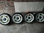 4 Abarth 17 inch 4x98 velgen met 2 nieuwe en 2 goede banden, Auto-onderdelen, Banden en Velgen, Ophalen of Verzenden, Nieuw, 17 inch