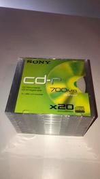Sony 20 PACK CDR 700MB 48X, Nieuw, Cd, Herschrijfbaar, Sony
