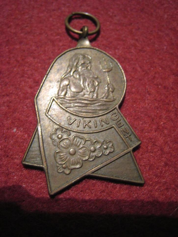 Scoutisme Metal Zeescouts Gent Viking, Collections, Scoutisme, Comme neuf, Emblème, Broche ou Badge, Envoi