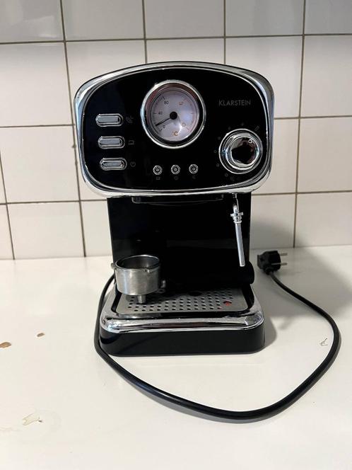 Machine à café Klarstein, Elektronische apparatuur, Koffiezetapparaten, Gebruikt, Gemalen koffie, Espresso apparaat, Afneembaar waterreservoir