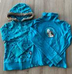 2-delige set turqoise (gilet + rolkraagtrui) - mt 134/140, Kinderen en Baby's, Gebruikt, Meisje, JBC, Ophalen of Verzenden
