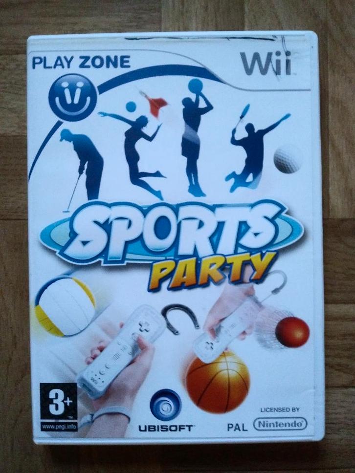Sports Party voor Wii of Wii U, Games en Spelcomputers, Games | Nintendo Wii, Gebruikt, Sport, 3 spelers of meer, Vanaf 3 jaar