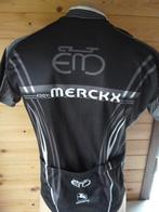 Beau Maillot Eddy Merckx, comme neuf, XL, Tirette mi-longue, Comme neuf, Noir, Course à pied ou Cyclisme, Taille 56/58 (XL)
