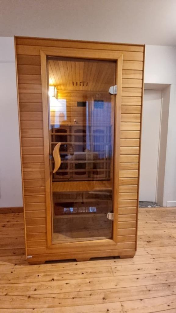 infrarood sauna  compact   1 tot  2 pers., Sport en Fitness, Sauna, Zo goed als nieuw, Complete sauna, Infrarood, Ophalen