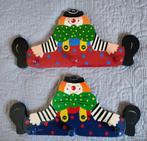 Set leuke kinder kapstokken, clowns, Kinderen en Baby's, Ophalen of Verzenden, Gebruikt, Kapstokje