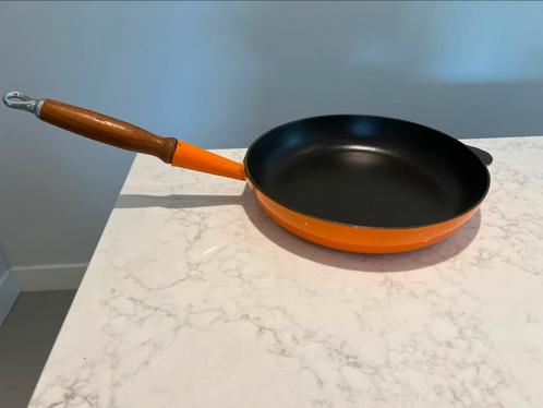 Cousances koekenpan 28cm Harmonic Orange heell goede staat, Huis en Inrichting, Keuken | Potten en Pannen, Zo goed als nieuw, Koekenpan of Braadpan