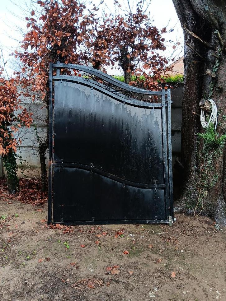 portail d'occasion !, Tuin en Terras, Tuinpoorten, Gebruikt, Draaipoort, Aluminium, 200 cm of meer, 200 cm of meer, Ophalen of Verzenden