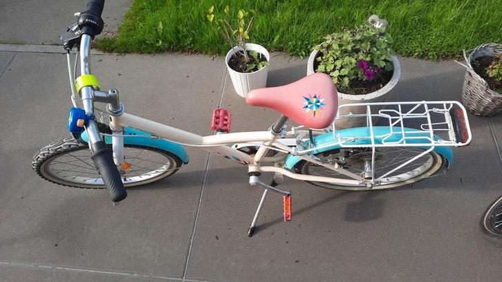 Kinderfiets 6-8 jaar b-twin, Fietsen en Brommers, Fietsen | Kinderfietsjes, Gebruikt, Ophalen