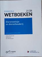 Essentiële wetboeken. Dierenwelzijn en dierenhouderij 2024, Boeken, Ophalen, Gelezen, Hogeschool, Hilde Vervaecke