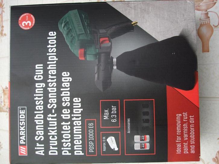 PISTOLET DE SABLAGE NEUF, Doe-het-zelf en Bouw, Compressors, Nieuw, Ophalen