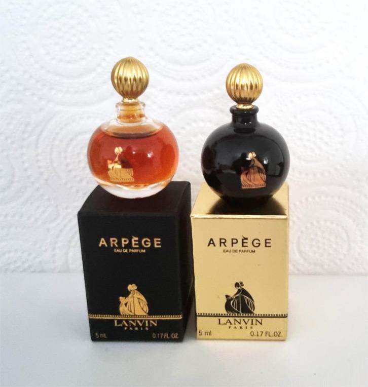 Set van 2 parfumminiaturen van Arpège Lanvin, verzamelaar!, Verzamelen, Parfumverzamelingen, Nieuw, Gevuld, Verzenden