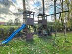 Balançoire avec 2 tours et une passerelle, Kinderen en Baby's, Speelgoed | Buiten | Speeltoestellen, Ophalen, Gebruikt, Loopbrug