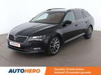 Skoda Superb 2.0 TDI Ambition (bj 2018, automaat), Auto's, Stof, Gebruikt, 1595 kg, Zwart