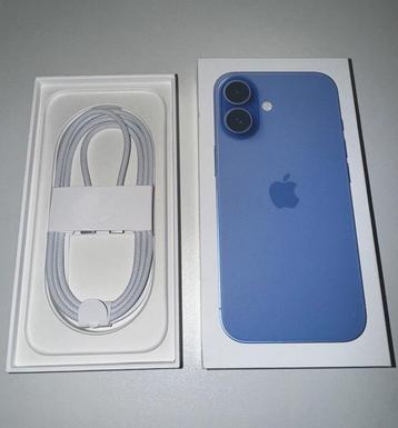 Apple iPhone 16 128gb - blauw NIEUW + hoesje/screenprotector beschikbaar voor biedingen