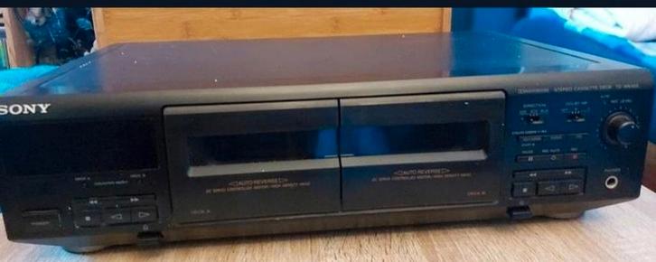 Sony stéréo cassette deck we 405, Audio, Tv en Foto, Cassettedecks, Sony, Ophalen