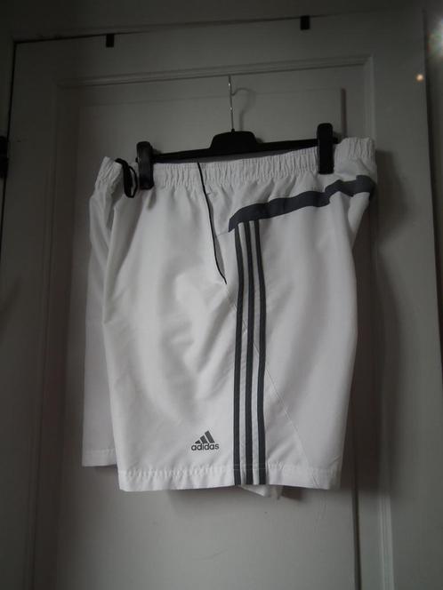 Short blanc Adidas Climacool, pour homme. XXL 100% polyester, Kleding | Heren, Sportkleding, Zo goed als nieuw, Algemeen, Maat 56/58 (XL)