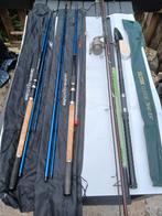 Lot de Cannes à pêche DAIWA et autres marques, Ophalen, Zo goed als nieuw, Molen