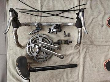 Shimano Sora triple minigroepje + stuur + zadel beschikbaar voor biedingen